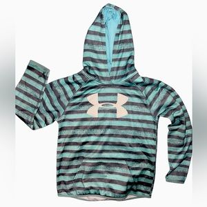 UNDER ARMOUR | YOUTH STRIPED POCKETED LONG SLEEVE HOODIE
